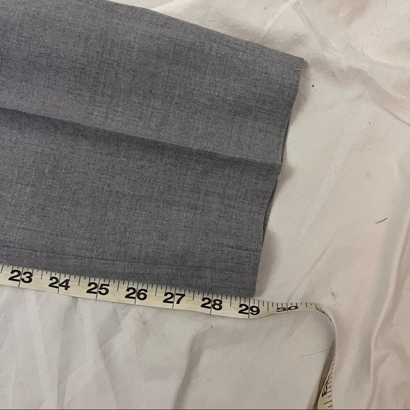 PURE Collection gray wool slim ankle pants - Picture 7 of 10